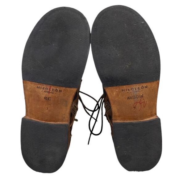 Mikoleon Heritage Luxe Wild Thing Boots EUC $240 Size 7 S2914 - Picture 9 of 11